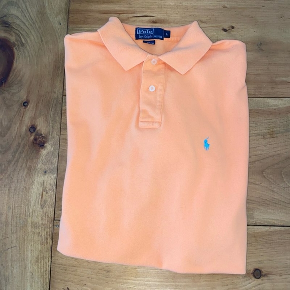 Men's Ralph Lauren True Orange Polo - Picture 3 of 7